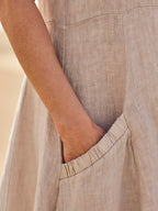Alannah | Women's Lightweight Cotton Dress with Pockets, Relaxed Everyday Dress | Dressific