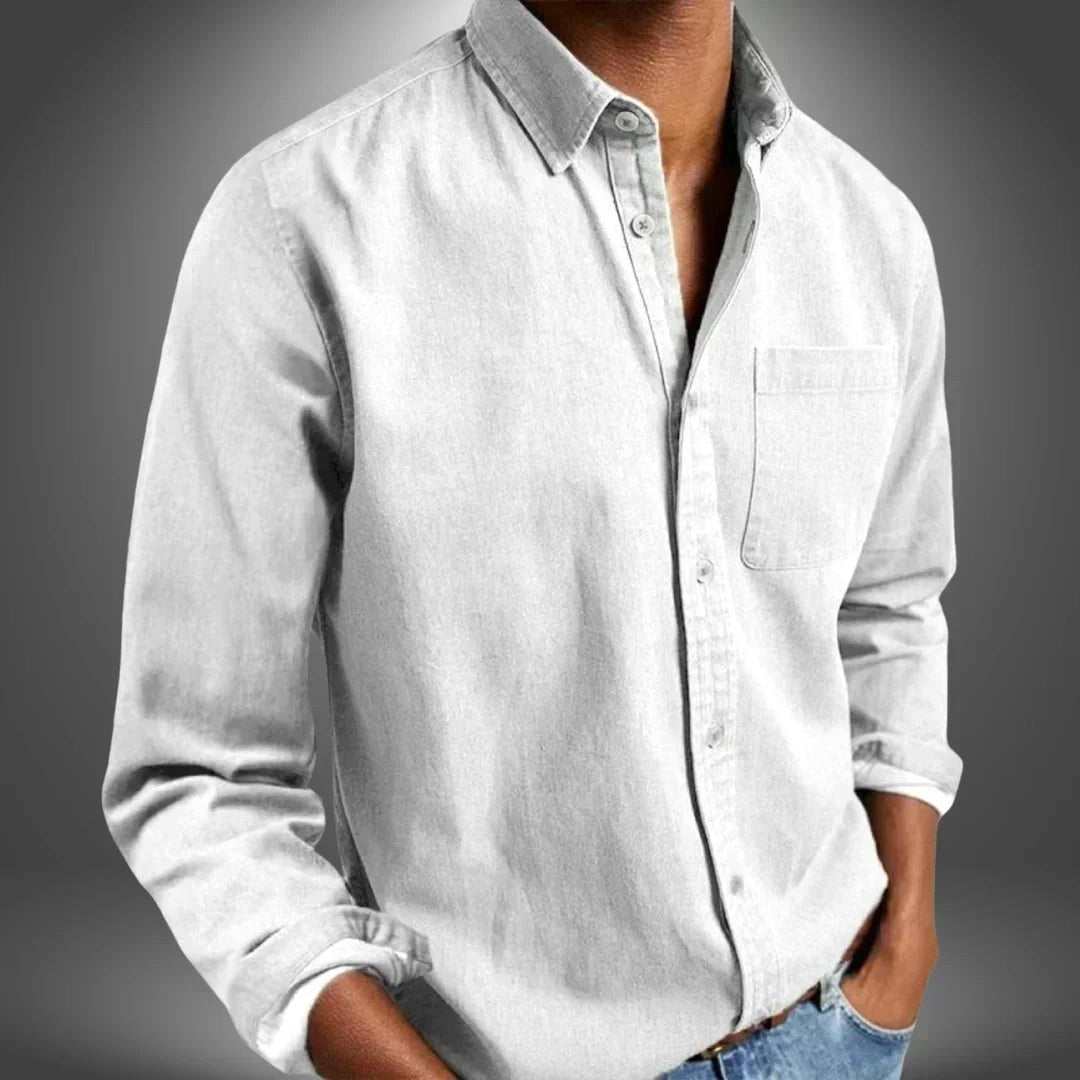 Angus | Men's Breathable Shirt, Regular Fit Everyday Shirt | Dressific