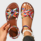 April | Women's Handmade Lightweight Sandals, Summer Everyday Sandals | Dressific | Multicolor