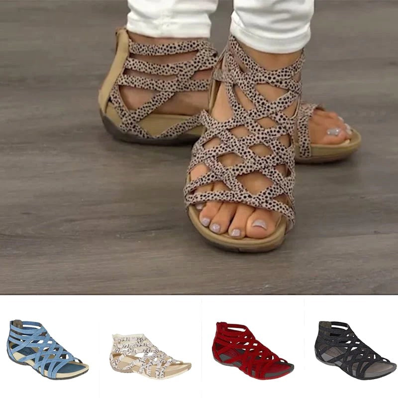 Ashlee | Women's Orthopedic Adjustable Sandals, Cushioned Arch Support Sandals | Dressific