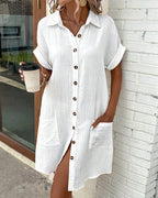 Aurora | Women's Lightweight Linen Summer Dress - image 6