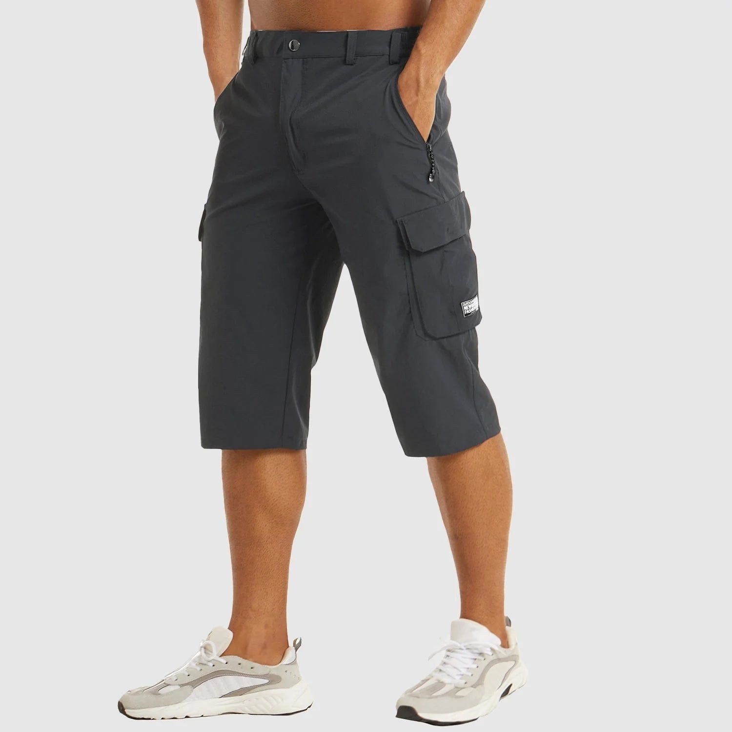 Beau | Men's Quick-Dry Cargo Shorts, Spacious Pocket Shorts | Dressific