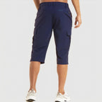 Beau | Men's Quick-Dry Cargo Shorts, Spacious Pocket Shorts | Dressific | Zwart