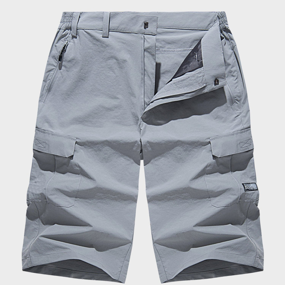 Beau | Men's Quick-Dry Cargo Shorts, Spacious Pocket Shorts | Dressific | Oranje