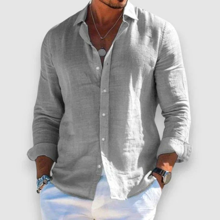 Callum | Men's Lightweight Shirt, Soft-Touch Summer Shirt | Dressific