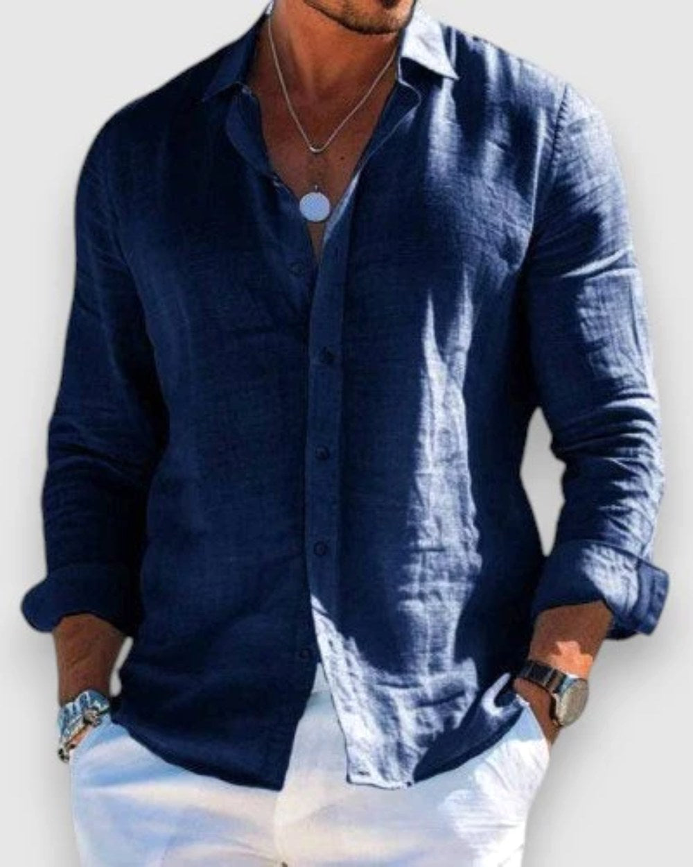 Callum | Men's Lightweight Shirt, Soft-Touch Summer Shirt | Dressific