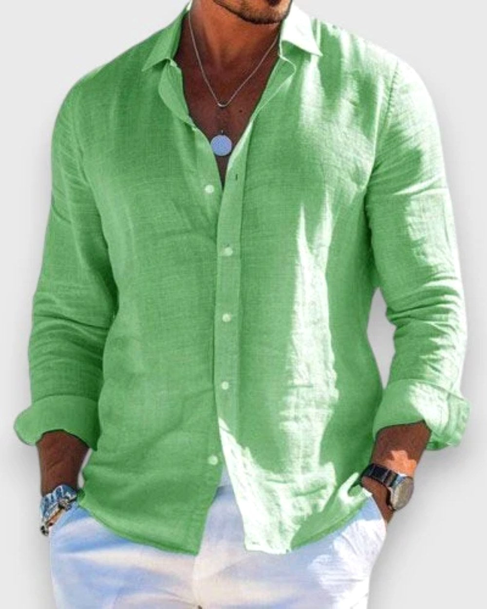 Callum | Men's Lightweight Shirt, Soft-Touch Summer Shirt | Dressific