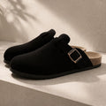 Cameron | Unisex Slip-On Clogs with Adjustable Strap, Closed-Toe Everyday Shoes | Dressific | Zwart