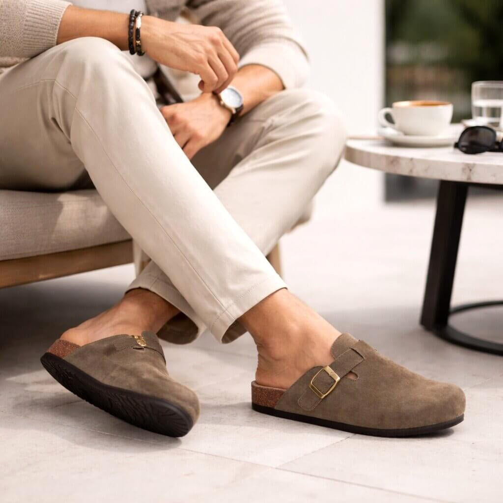 Cameron | Unisex Slip-On Clogs with Adjustable Strap, Closed-Toe Everyday Shoes | Dressific