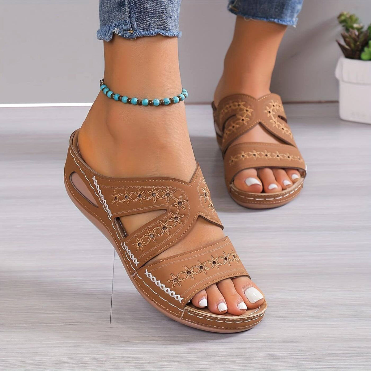 Celeste | Women's Slip-Resistant Orthopedic Sandals, Supportive Summer Footwear for Walking and Everyday Wear