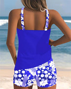 Clarissa | Women's Floral Tankini Swimsuit with Racerback, Flattering Summer Swimwear for Holidays and Beach Days, Flattering Summer Swimwear for Holidays and Beach Days - image 6