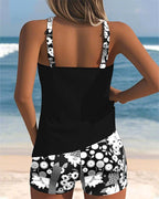 Clarissa | Women's Floral Tankini Swimsuit with Racerback, Flattering Summer Swimwear for Holidays and Beach Days, Flattering Summer Swimwear for Holidays and Beach Days - image 8