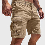 Clint | Men's Cargo Shorts with Practical Pockets, Casual Shorts | Dressific | Groen