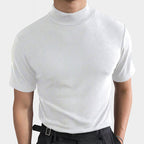 Corey | Men's Stretch Cotton T-Shirt, Soft Everyday Tee | Dressific | Wit