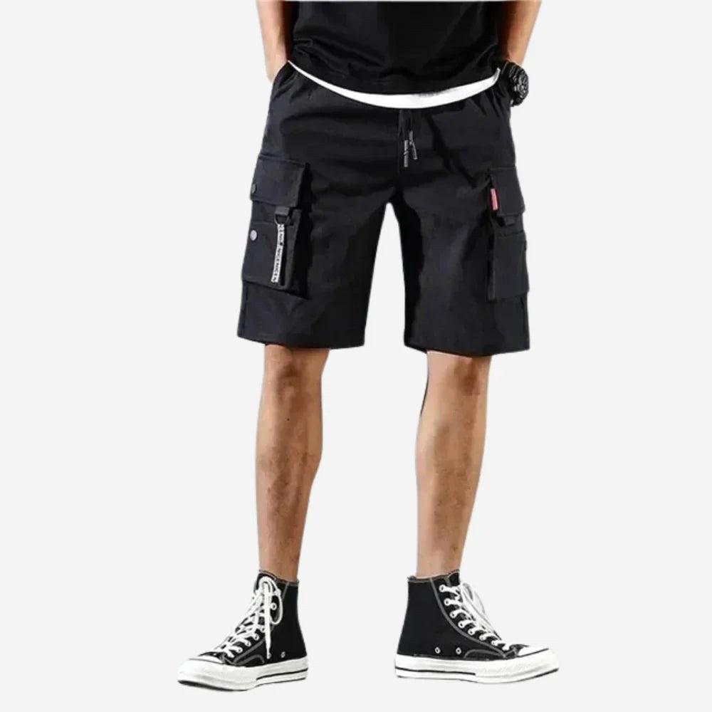 Damon | Men's Cotton Cargo Shorts, Relaxed-Fit Outdoor Shorts | Dressific