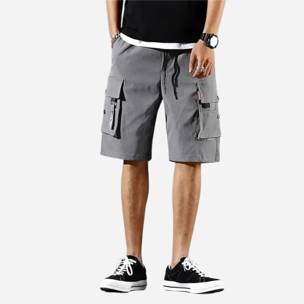 Damon | Men's Cotton Cargo Shorts, Relaxed-Fit Outdoor Shorts | Dressific