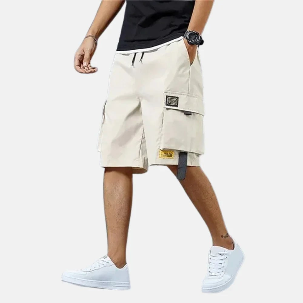 Damon | Men's Cotton Cargo Shorts, Relaxed-Fit Outdoor Shorts | Dressific