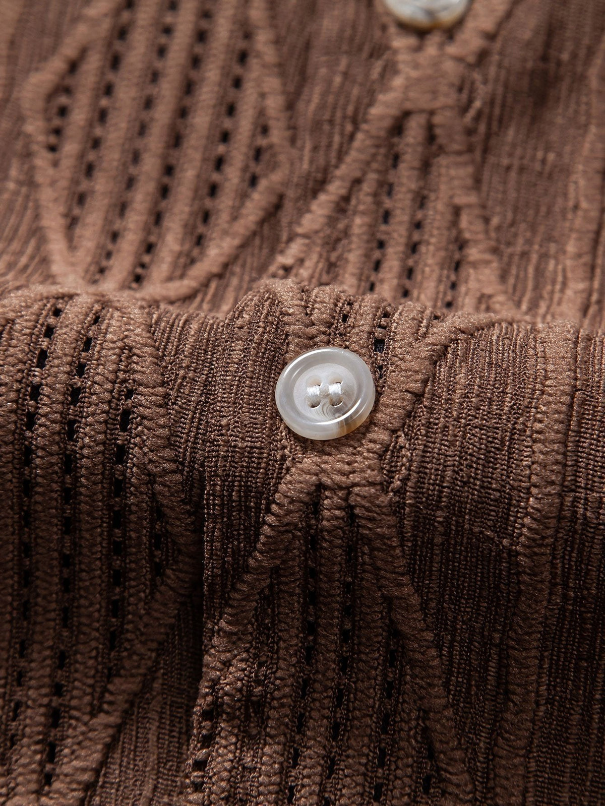 Darcy | Men's Textured Camp Collar Shirt, Relaxed Short-Sleeve Shirt | Dressific