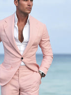 Dean | Men's Slim-Fit Two-Piece Suit, Tailored Blazer Suit | Dressific