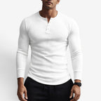 Dylan | Women's Fitted Ribbed Cotton Shirt, Button Collar Blouse | Dressific