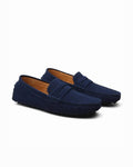 Flynn | Men's Suede-Effect Loafers, Slip-On Comfort Loafers | Dressific