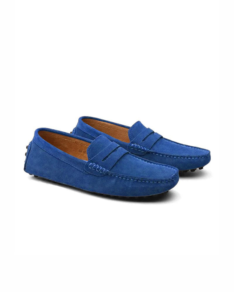Flynn | Men's Suede-Effect Loafers, Slip-On Comfort Loafers | Dressific