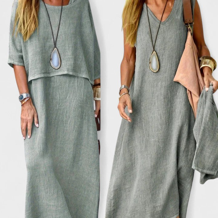 Hadley | Women's Relaxed Two-Piece Set, Coordinated Summer Outfit for Holidays and Casual Wear, Coordinated Summer Outfit for Holidays and Casual Wear - image 3