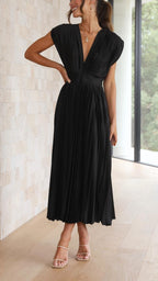Heather | Women's Pleated Maxi Dress - image 14