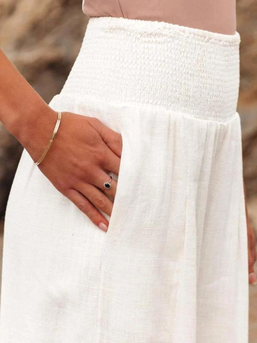 Isla | Women's High-Waist Wide-Leg Linen Trousers, Comfortable Summer Trousers for Travel and Everyday Wear - image 4