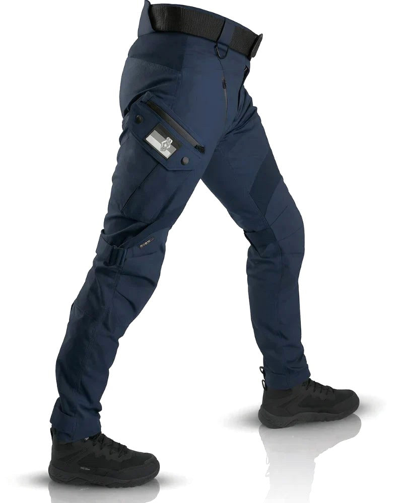 Jack | Men's Waterproof Tactical Trousers, Reinforced Work Trousers | Dressific | Navy Blue