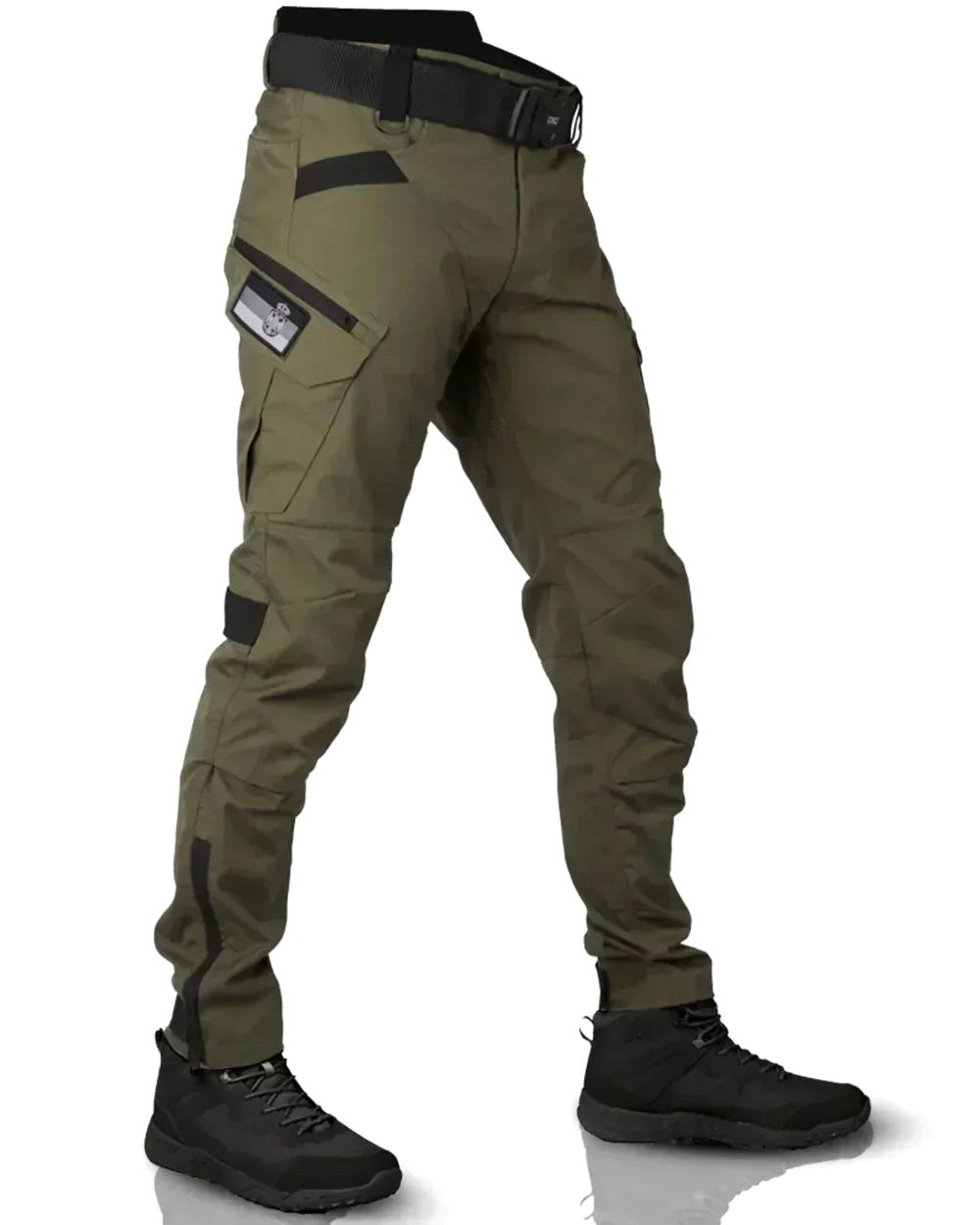 Jack | Men's Waterproof Tactical Trousers, Reinforced Work Trousers | Dressific | Green
