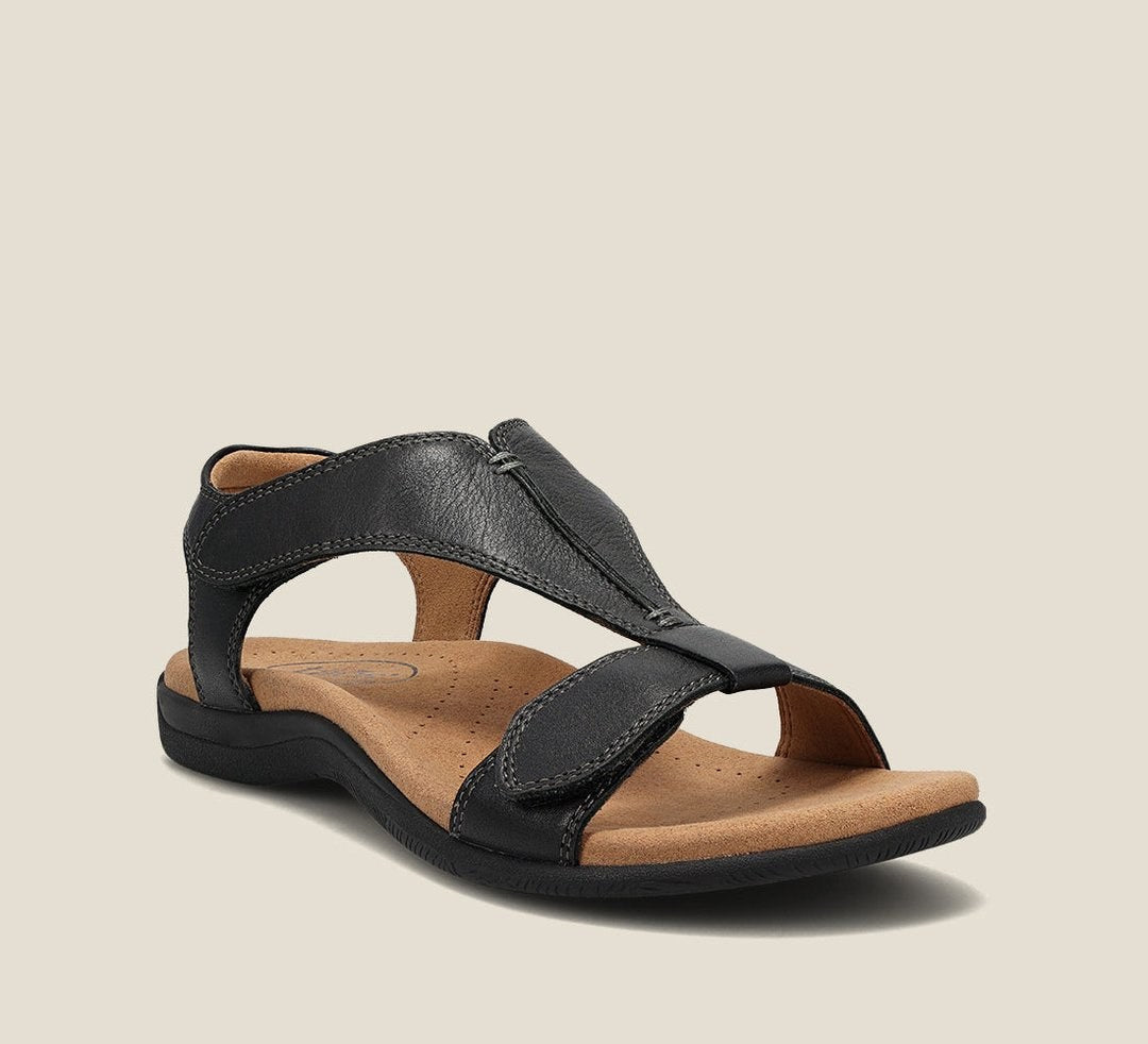 Jade | Women's Orthopedic Vegan Leather Sandals, Supportive Summer Footwear for Walking and Everyday Wear