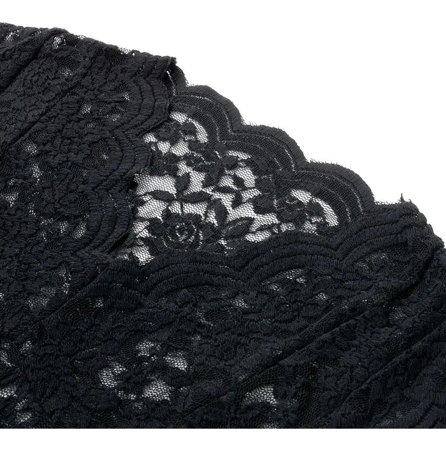 Jasmine | Women's Fitted Lace Top with V-Neckline, Short Sleeve Blouse | Dressific