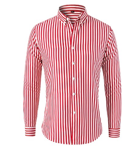 Jasper | Women's Striped Shirt, Vertical Stripe Classic Blouse | Dressific