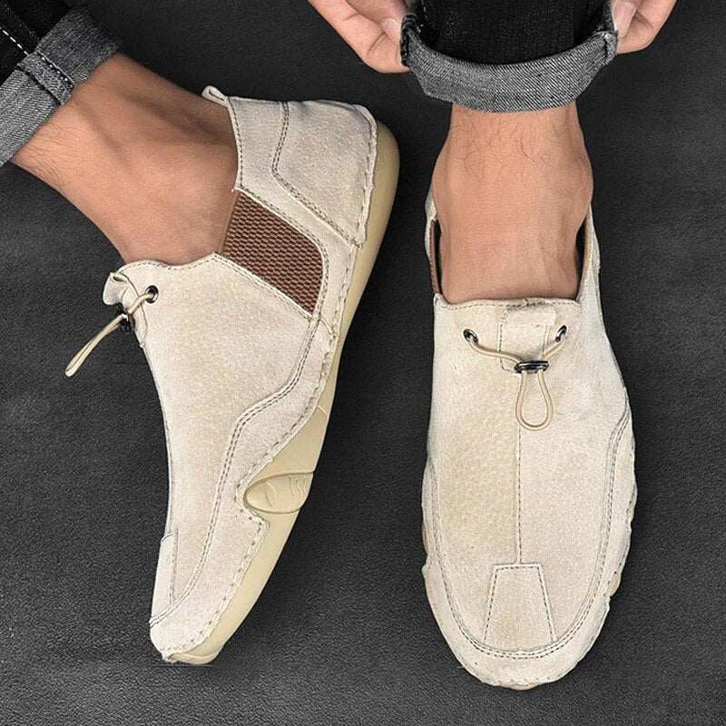 Jordan | Men's Leather Loafers, Slip-On Loafers | Dressific | Khaki