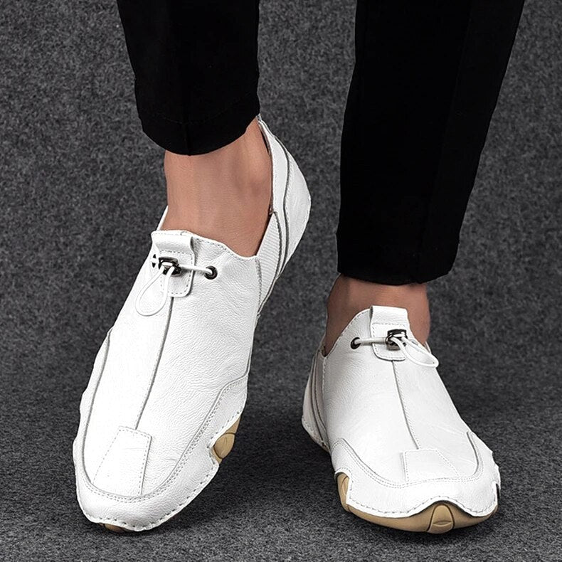 Jordan | Men's Leather Loafers, Slip-On Loafers | Dressific | Wit
