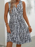 Kirra | Women's Lightweight Summer Dress, Fluid Graphic Print Dress | Dressific