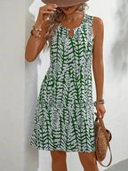 Kirra | Women's Lightweight Summer Dress, Fluid Graphic Print Dress | Dressific