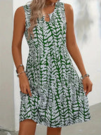 Kirra | Women's Lightweight Summer Dress, Fluid Graphic Print Dress | Dressific