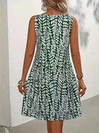 Kirra | Women's Lightweight Summer Dress, Fluid Graphic Print Dress | Dressific
