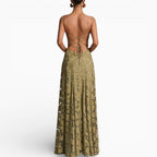 Kirra | Women's Sleeveless Maxi Dress with Floral Print, Fitted Bodice Occasion Dress | Dressific