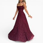 Kirra | Women's Sleeveless Maxi Dress with Floral Print, Fitted Bodice Occasion Dress | Dressific | Rosa