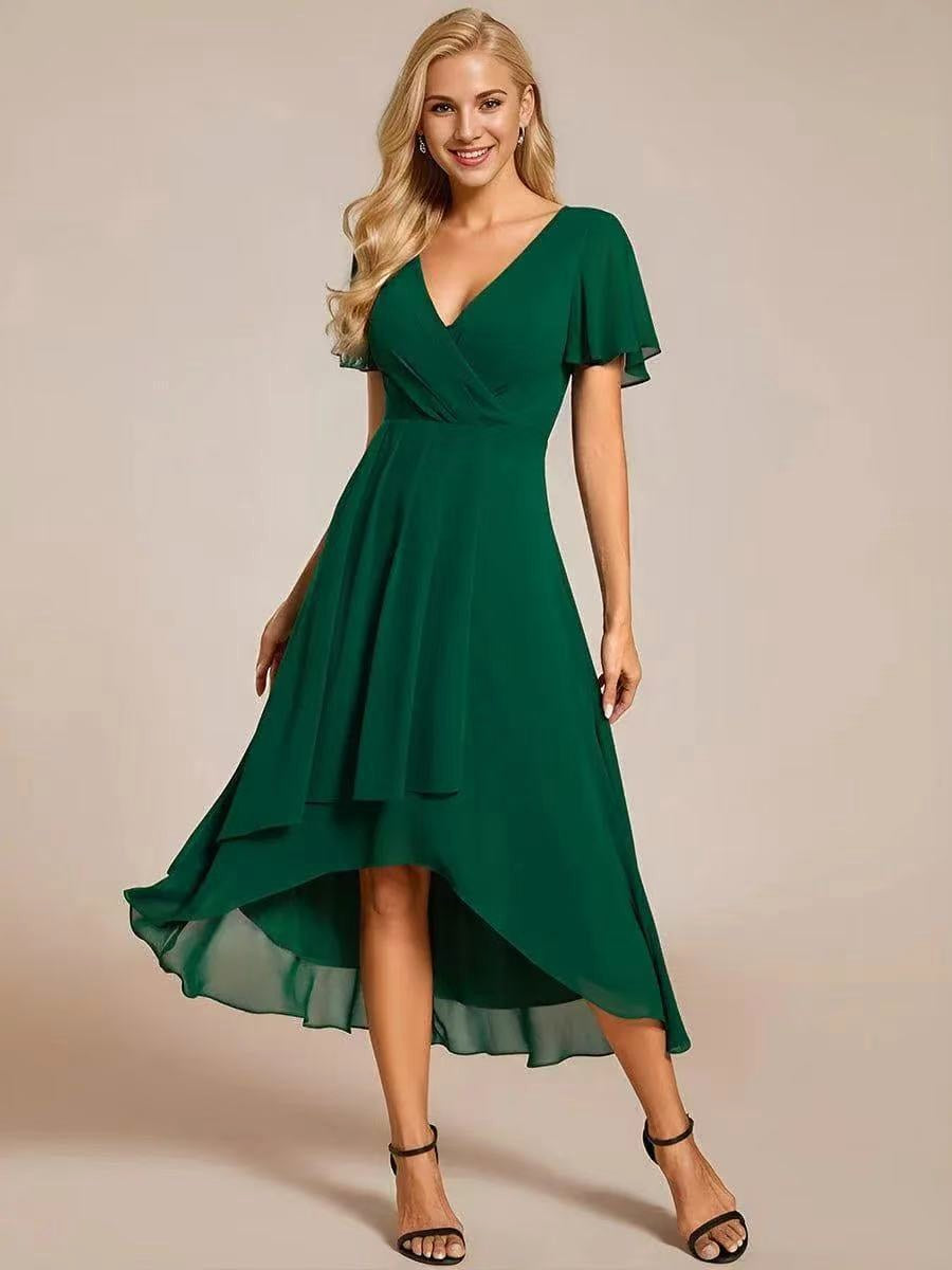 Kirsty | Women's Midi Dress with Lace Detail, Romantic Midi Dress | Dressific