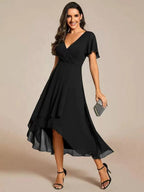 Kirsty | Women's Midi Dress with Lace Detail, Romantic Midi Dress | Dressific