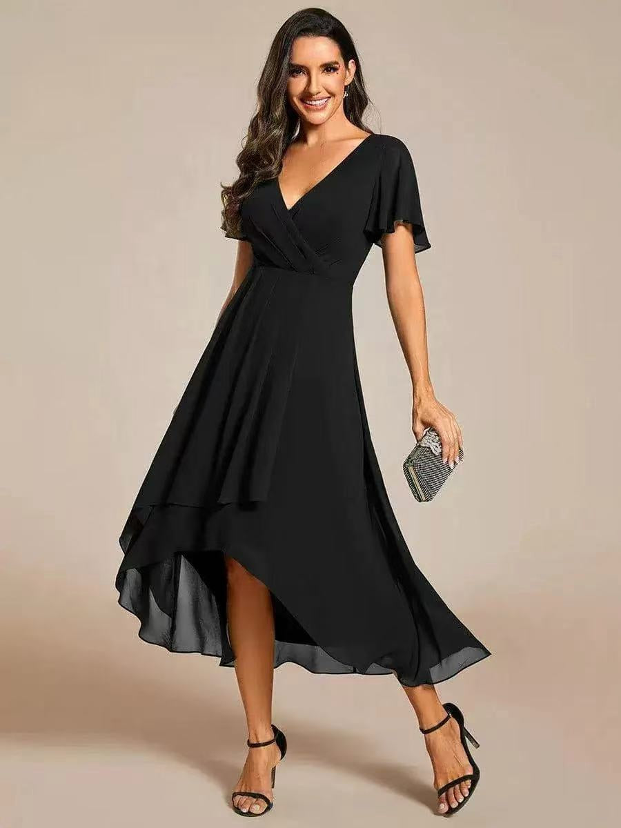 Kirsty | Women's Midi Dress with Lace Detail, Romantic Midi Dress | Dressific