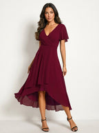 Kirsty | Women's Midi Dress with Lace Detail, Romantic Midi Dress | Dressific | Donker Groen