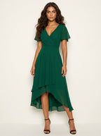 Kirsty | Women's Midi Dress with Lace Detail, Romantic Midi Dress | Dressific