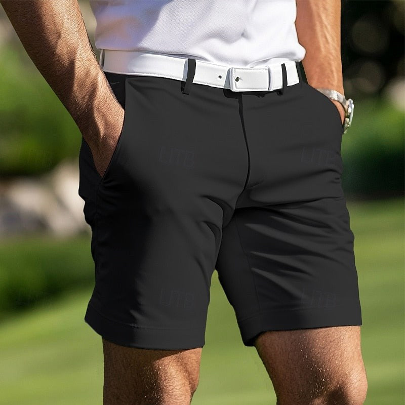 Kye | Men's Regular-Fit Shorts, Breathable Everyday Shorts | Dressific | Zwart