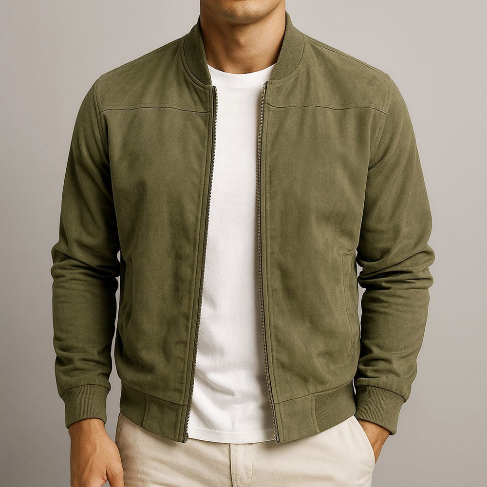 Lachlan | Men's Suede Leather Jacket, Tailored Smart Blazer | Dressific
