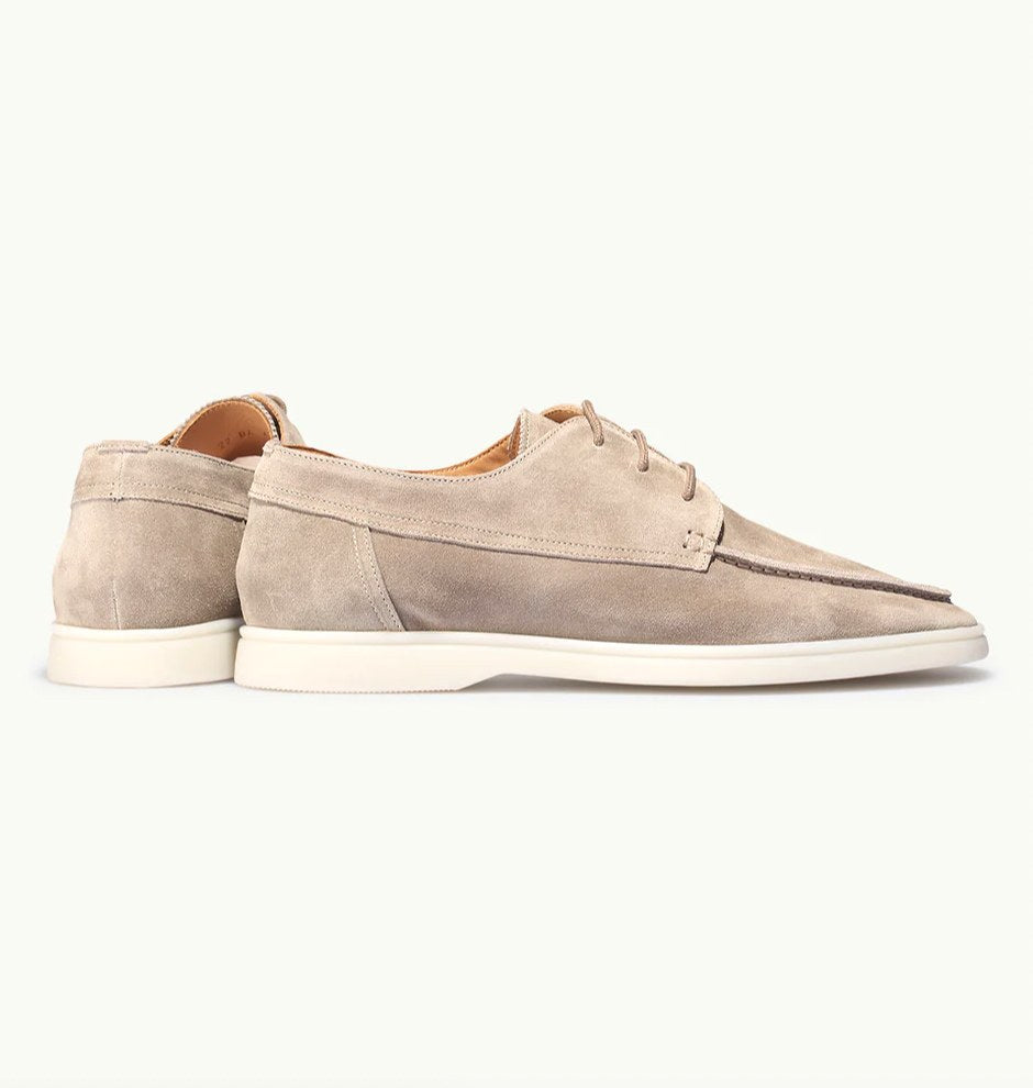 Levi | Men's Suede-Effect Lace-Up Loafers, Classic Everyday Loafers | Dressific